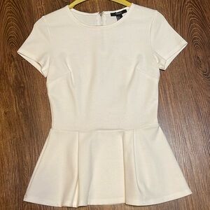 Forever 21 white blouse, worn a few times, zip backing.